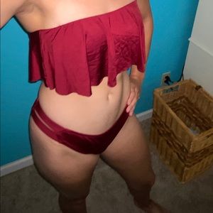 Classy Red Bikini